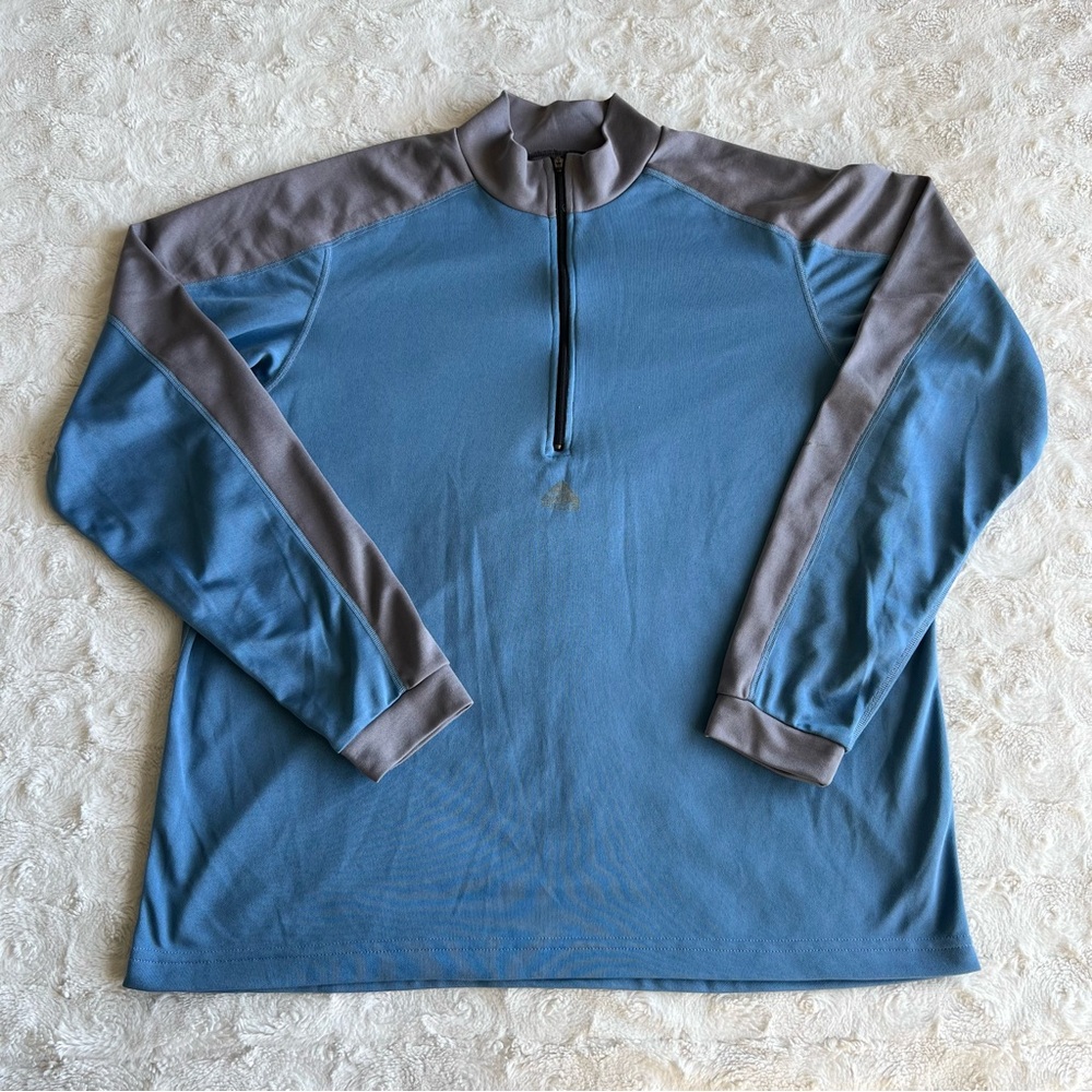 Vintage Nike ACG Sweatshirt Pullover Mens Large Blue Layer 90s Half Zip Outdoor
